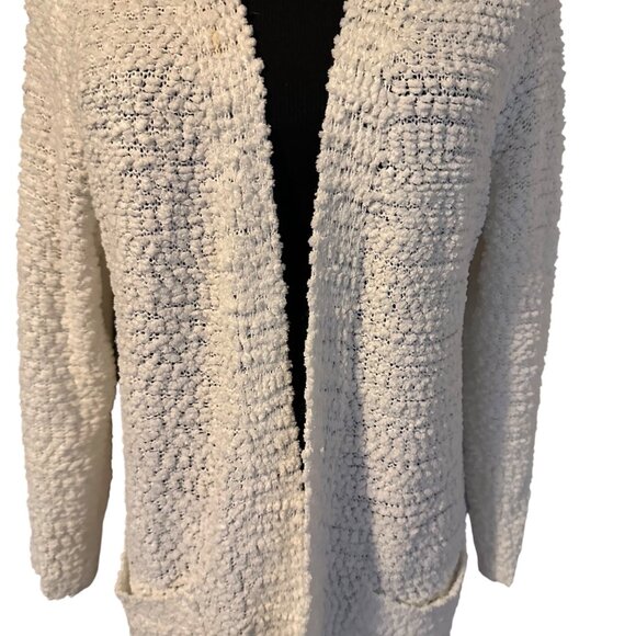 Sienna Sky open front white size XS cardigan sweater - Picture 7 of 8